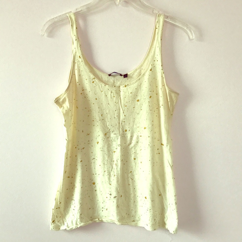 Gold Splatter Martin + Osa Slub Tank